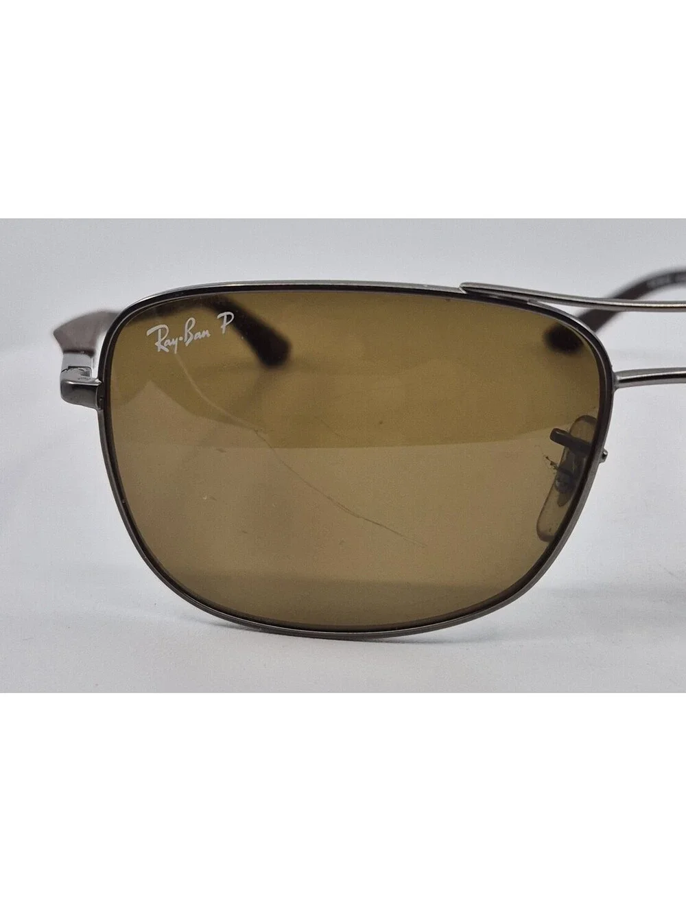 RAY-BAN RB3515 029/83 Gunmetal Aviator Black Sunglasses Frames Only 61-17-145